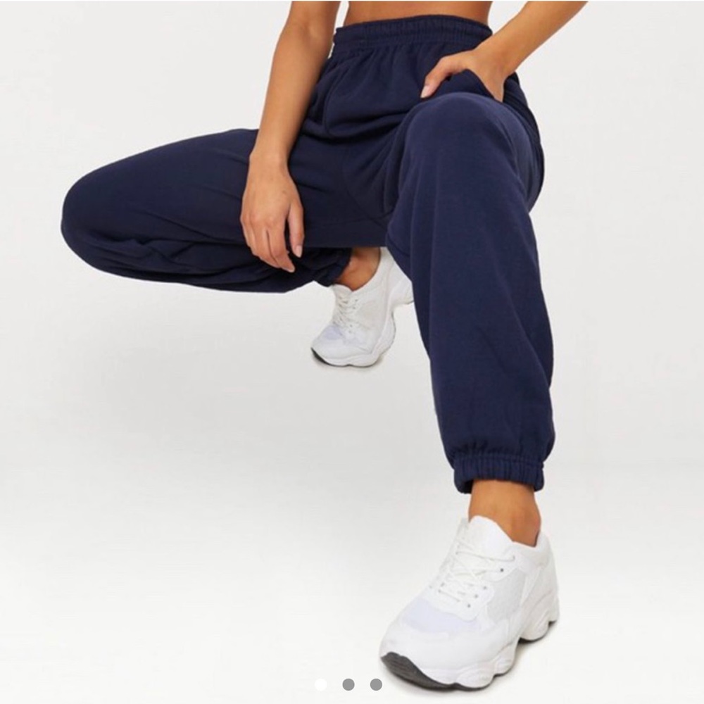Pretty Little thing navy joggers. Sold out online